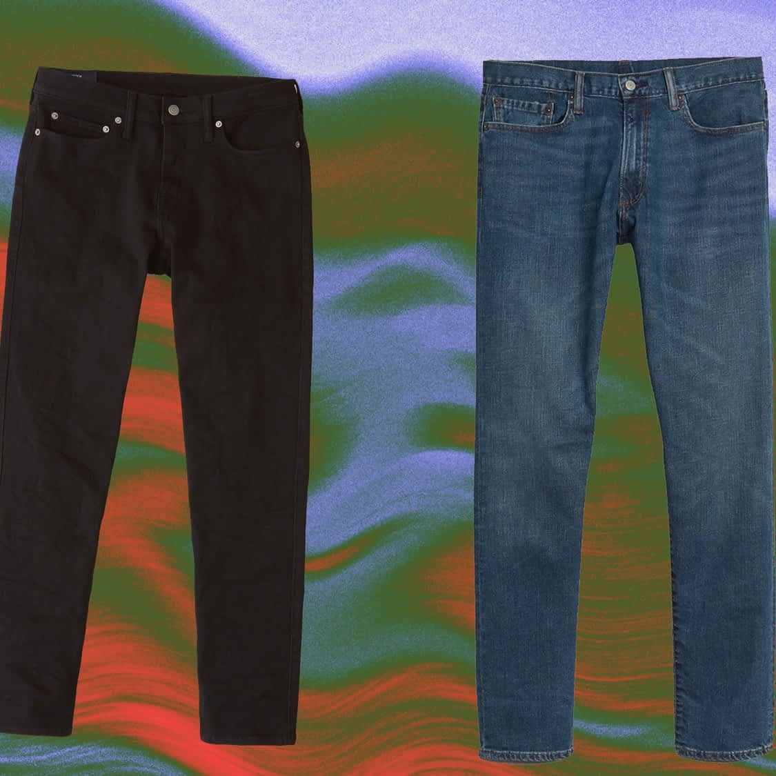 best jeans for athletic men